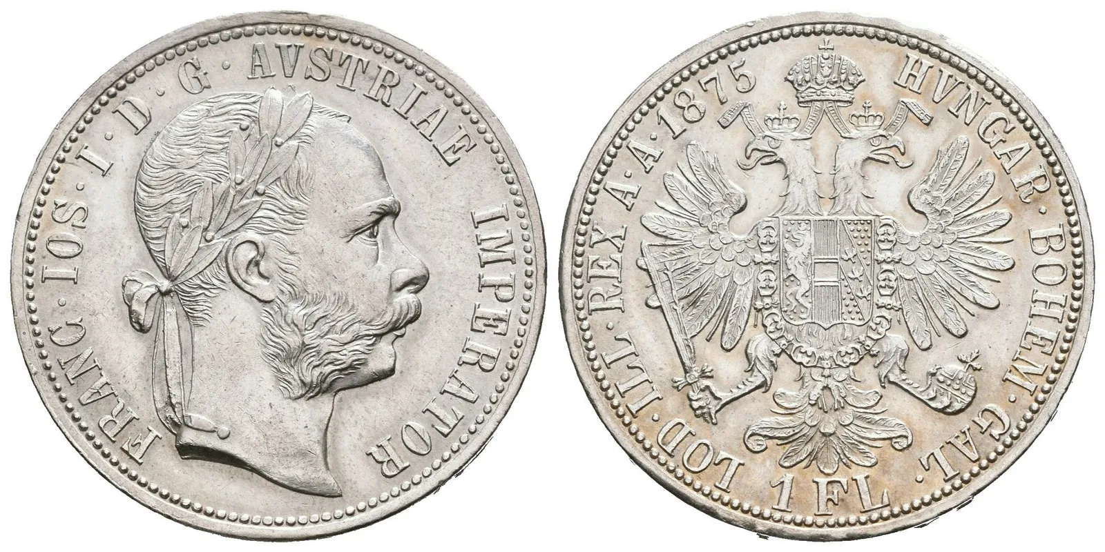 Zlatník 1875, velmi pěkná zachovalost, zbytky lesku, patina, — 1