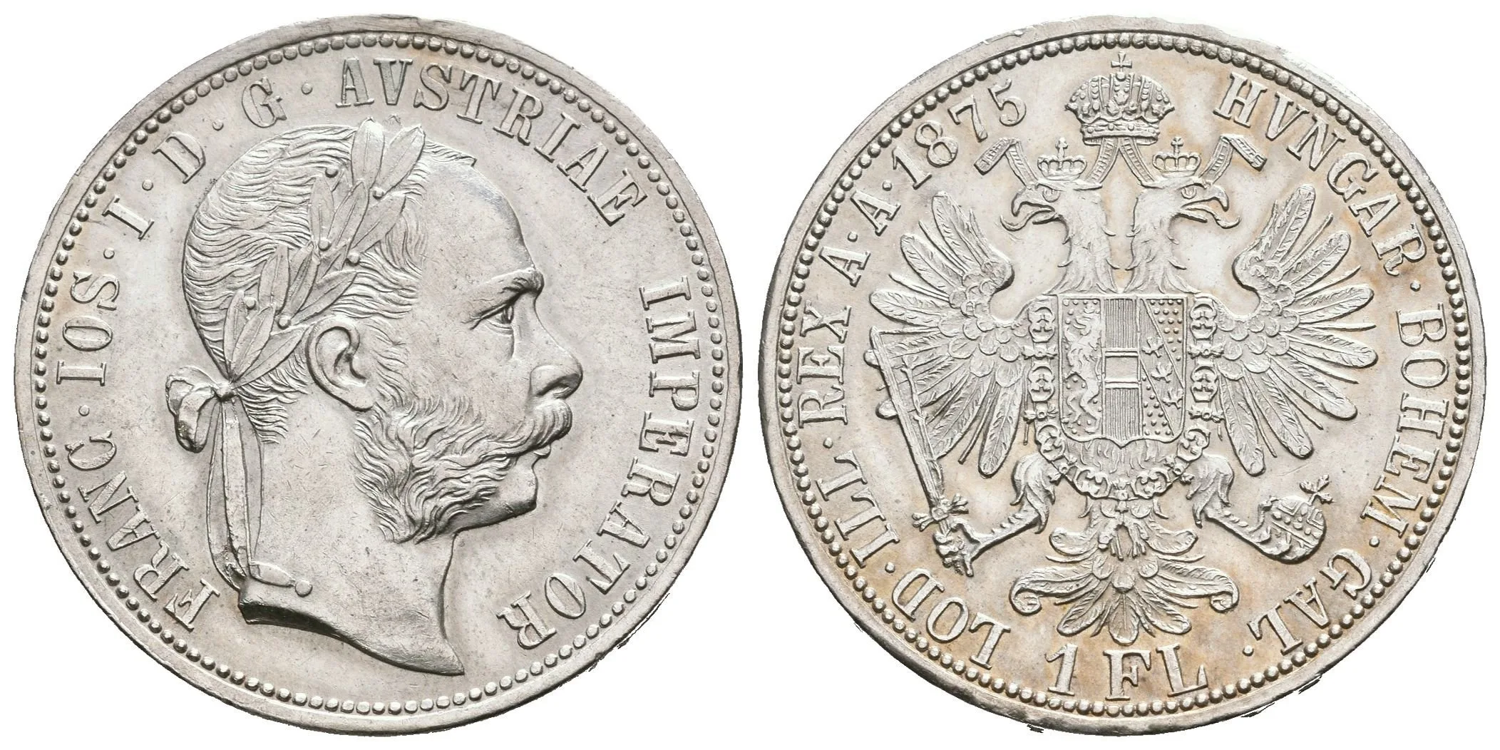 Zlatník 1875, velmi pěkná zachovalost, zbytky lesku, patina, — 1