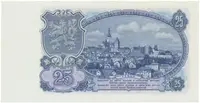 Československo, 25 Koruna 1953, tisk Praha, série HD, perf. 3 md., Hej.93b.S1 - fotografie 2