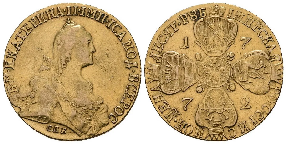 Rusko, Kateřina II., 1762 - 1796 — 1