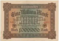 Německo, 100 Millionen Mark 1923, Ro.85a