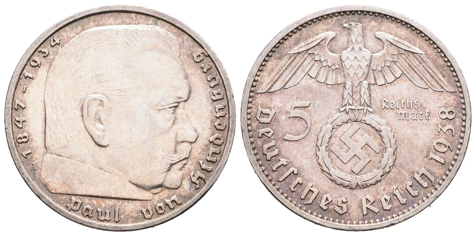 III. říše, 5 Marka 1938 A