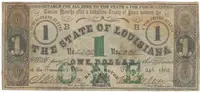 USA - Louisiana, 1 Dollar 1862