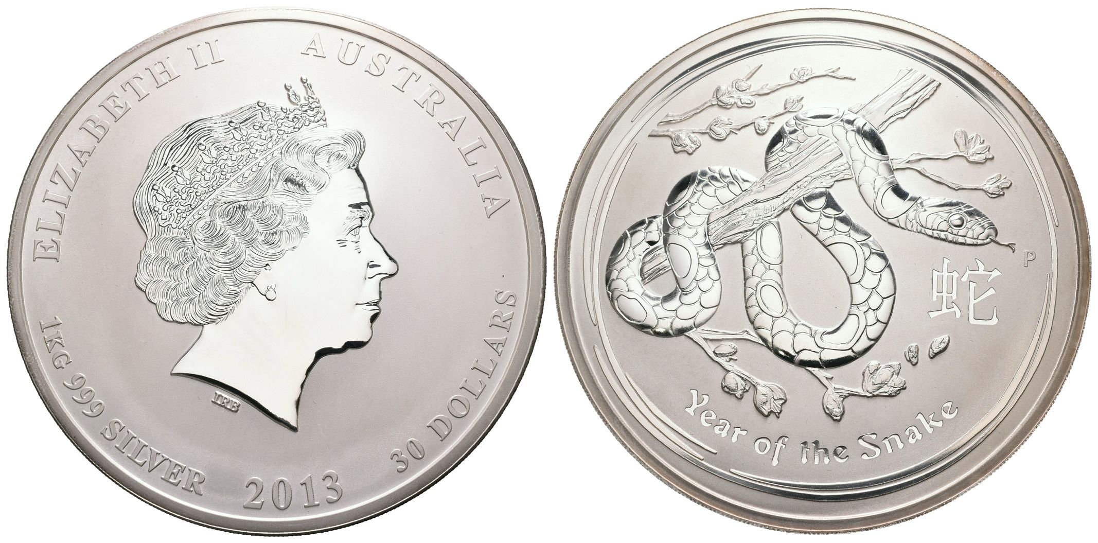 Austrálie, 30 Dollar 2013 - Rok tygra