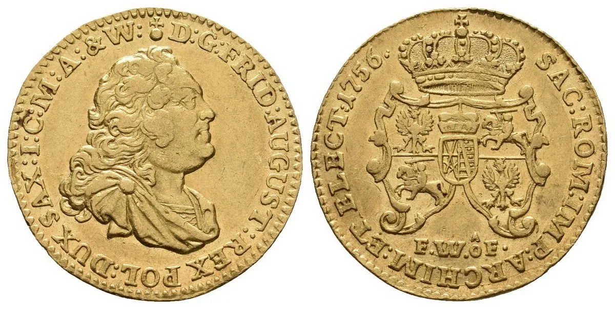 Sasko, Friedrich August II., 1733 - 1763 — 1