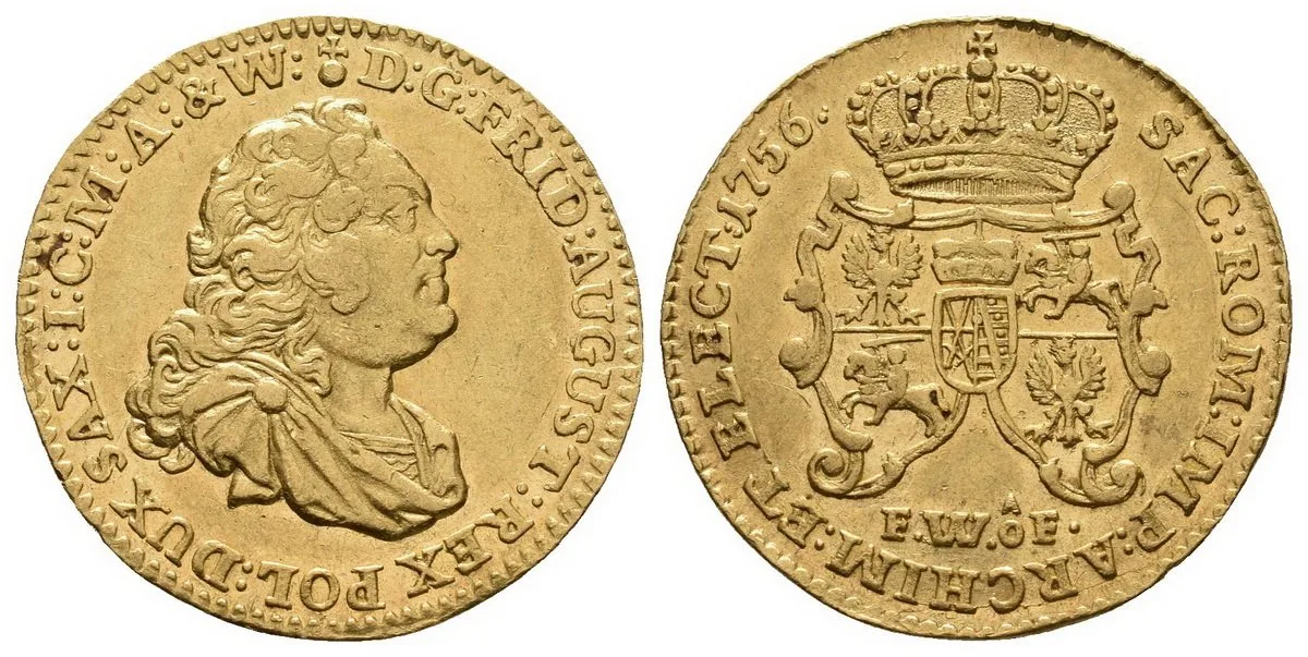 Sasko, Friedrich August II., 1733 - 1763 — 1