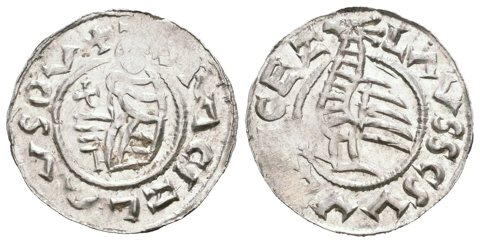 Denár, Cach 313 (0,97 g), velmi pěkná zachovalost, lehce ned. a drobné rysky — 1