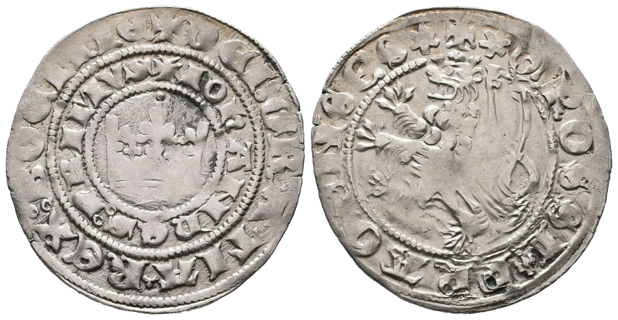Jan Lucemburský, Pražský groš, Castelin 36