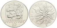 25 Kčs 1969 - 25. výročí SNP, PROOF, původní etue - fotografie 2