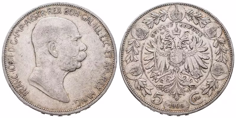 5 Koruna 1909