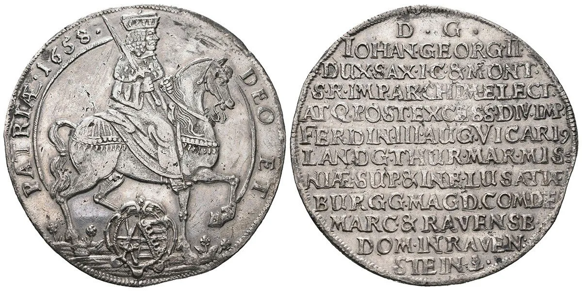 Sasko, Johann Georg II., 1656 - 1680 — 1