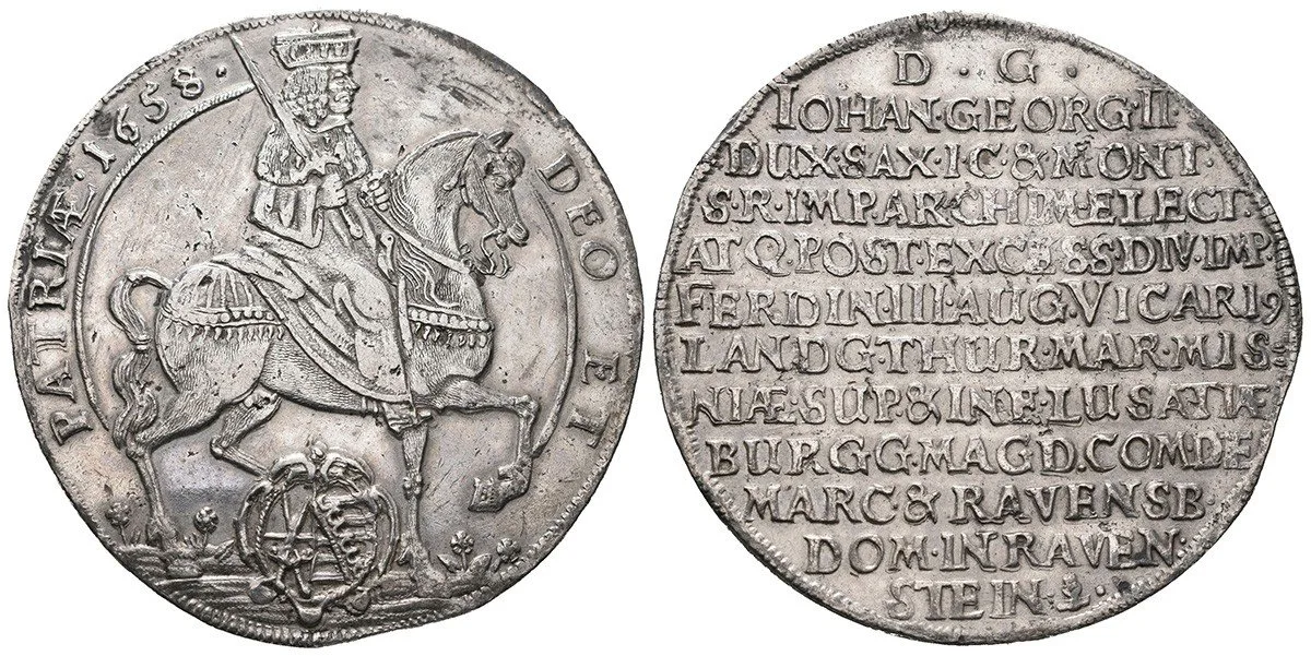 Sasko, Johann Georg II., 1656 - 1680 — 1
