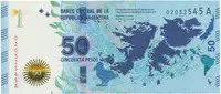 Argentina, 50 Pesos 2015, P.362