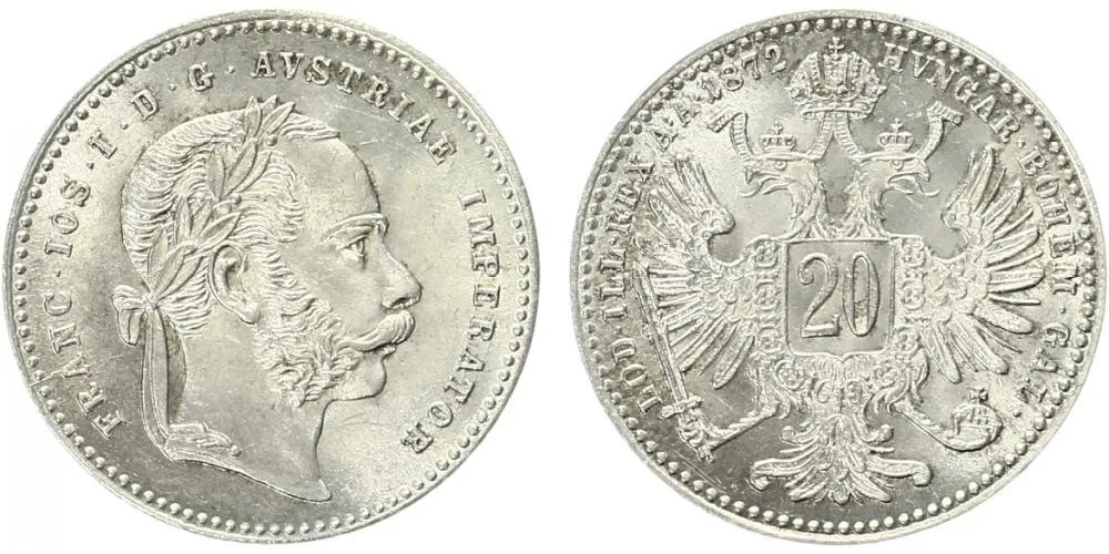 Rakouská a spolková měna, 1857 - 1892 — 1