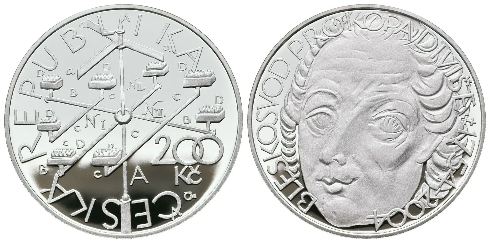 200 Kč 2004 - Prokop Diviš, PROOF