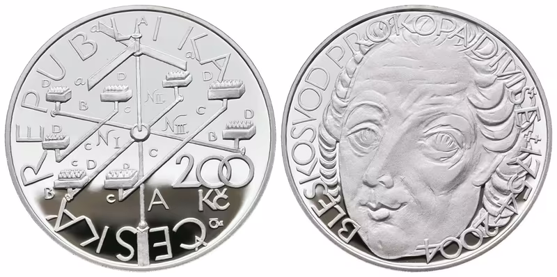 200 Kč 2004 - Prokop Diviš, PROOF