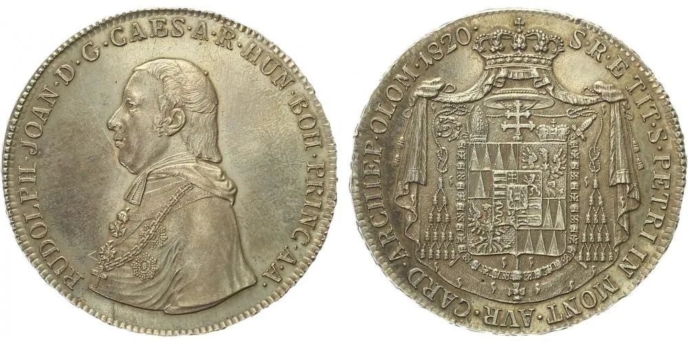 Olomouc - arcibiskupství, Rudolf Jan, 1819 - 1831 — 1