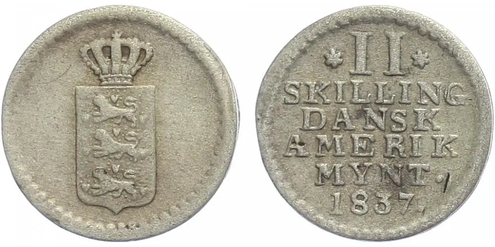 Dánská Západní Indie, Frederik VI., 1808 - 1839 — 1