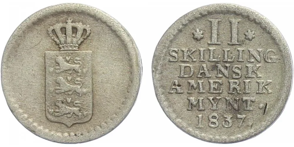 Dánská Západní Indie, Frederik VI., 1808 - 1839 — 1
