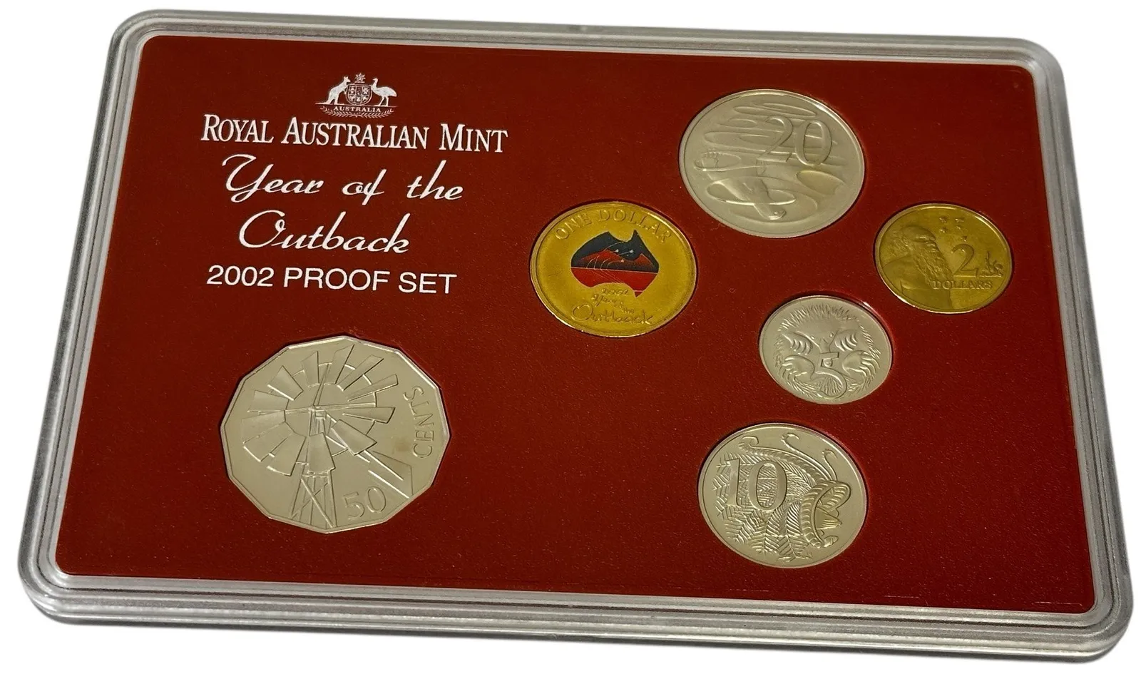 Austrálie, Sada oběžných mincí 2002 PROOF