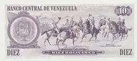 Venezuela, 10 Bolivares 1981, P.60 - fotografie 2