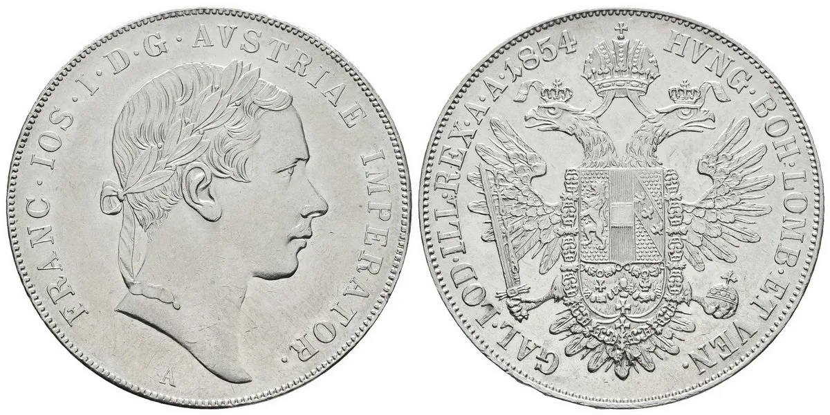 Konvenční měna, 1848 - 1857 — 1