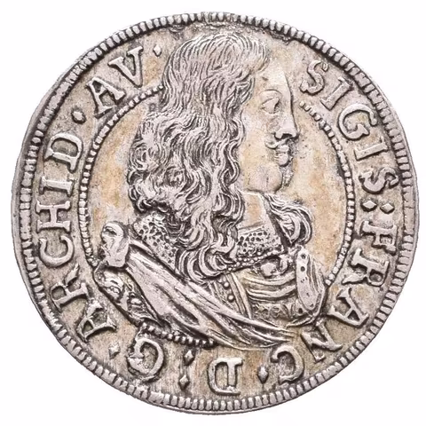 3 Krejcar 1664, Hall, KM.851, pěkná zachovalost, patina