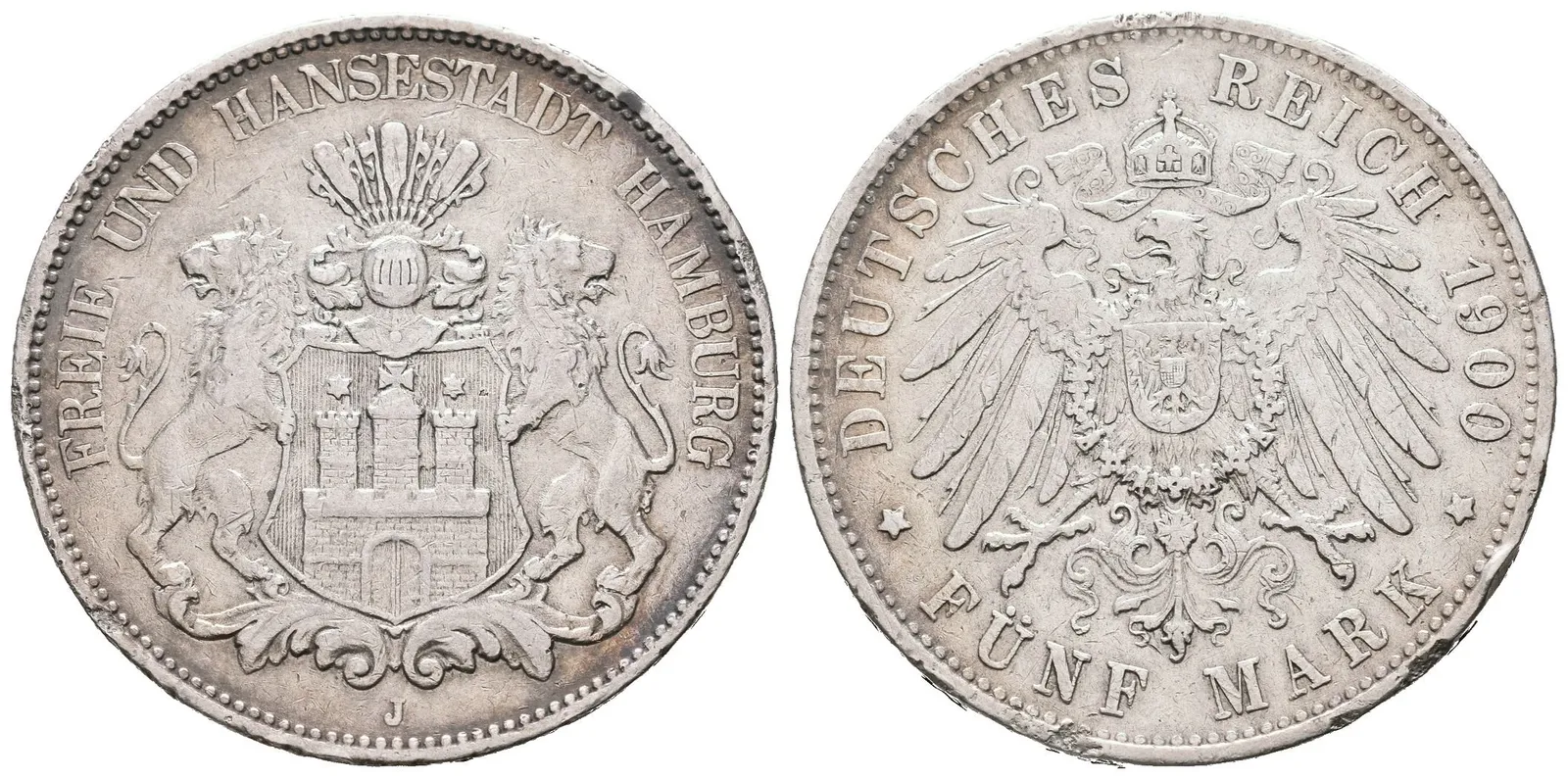 Hamburg, 5 Marka 1900