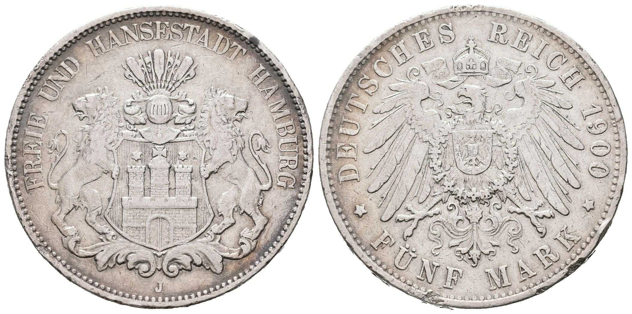 Hamburg, 5 Marka 1900
