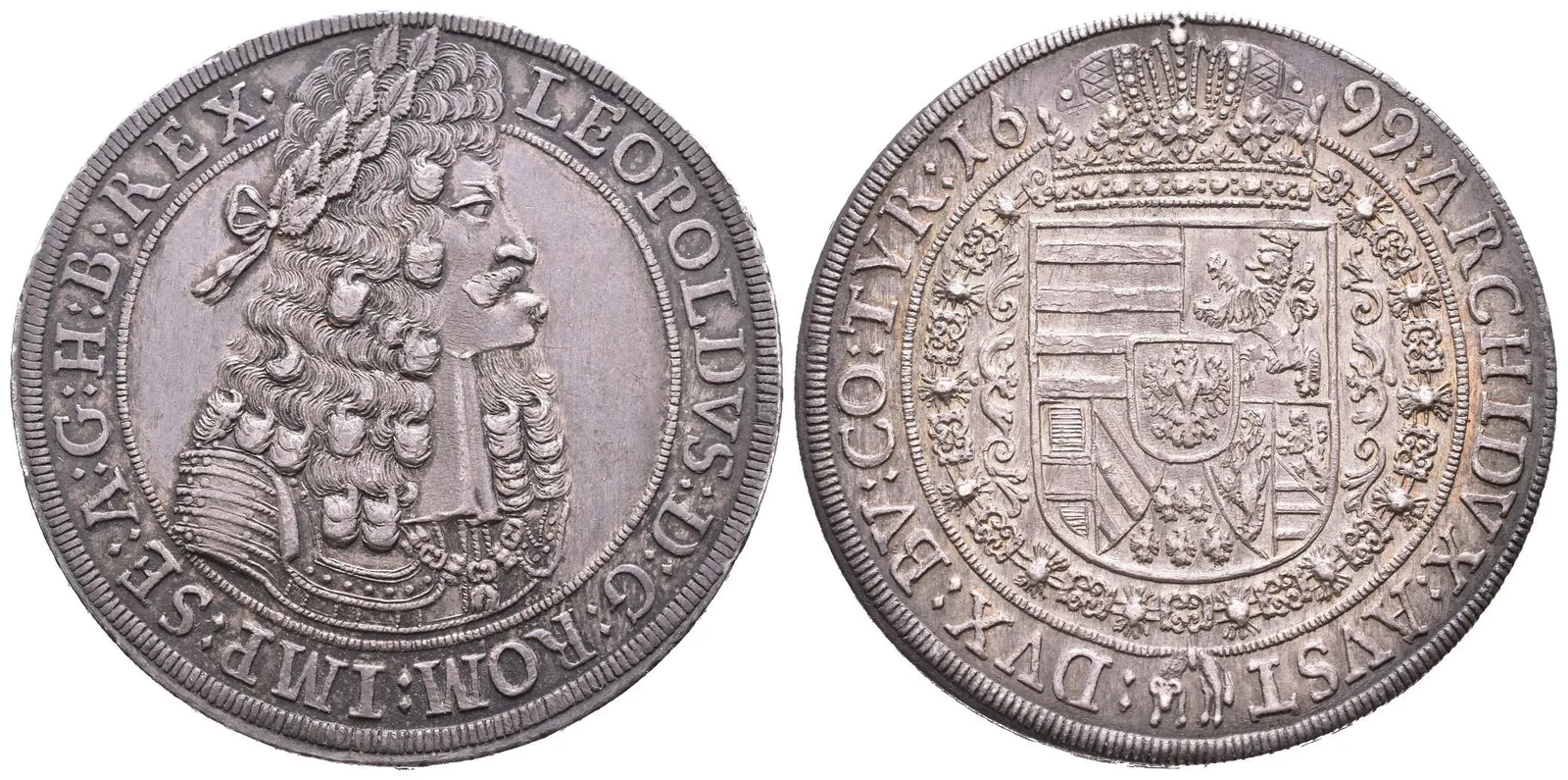 Tolar 1699, Hall, Dav.3245A, KM.644.5 (28,77 g), — 1