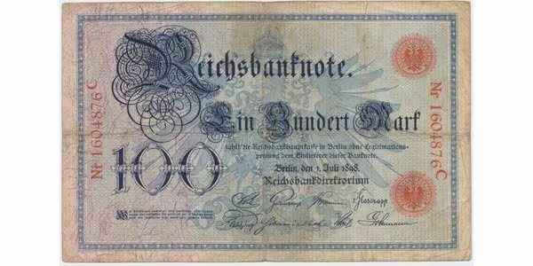 Německo, 100 Mark 1898, Ro.17
