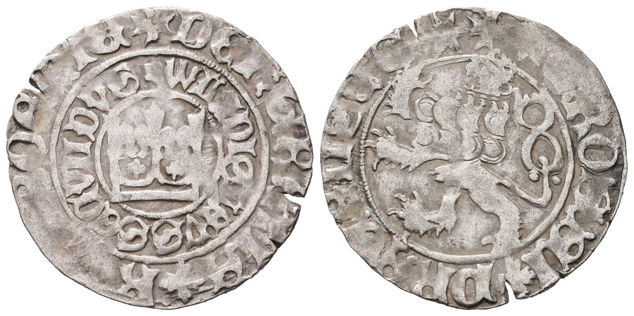 Vladislav II. Jagellonský, Pražský groš, Hásková XIII.e/6