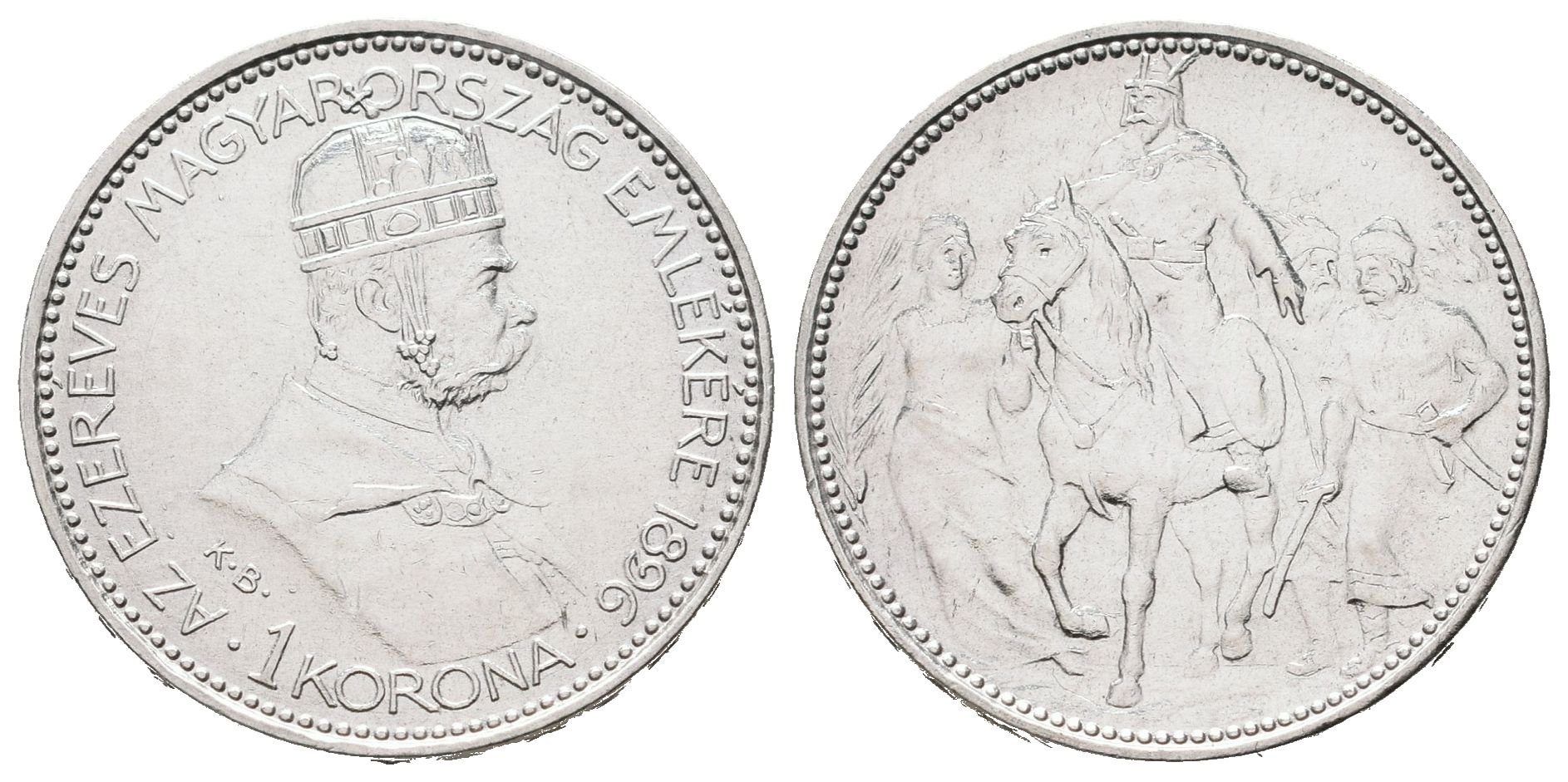 1 Koruna 1896 KB - jubilejní