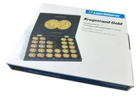 Box dřevěný na mince v kapslích, Leuchtturm,Krugerrand