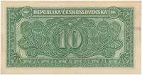 Československo, 10 Koruna 1950, první dvojpísmenková série Aa, Hej.86b - fotografie 2