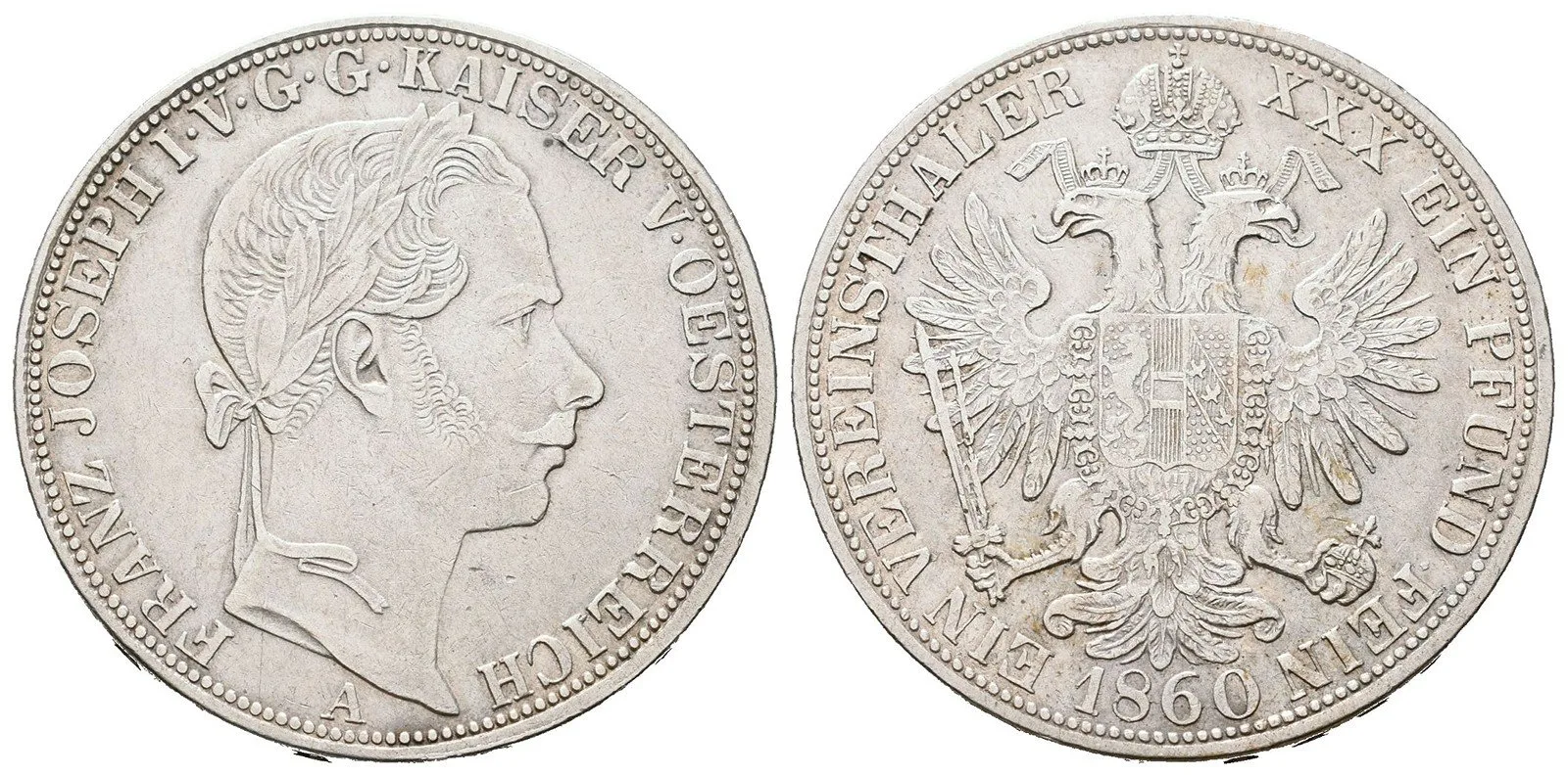 Rakouská a spolková měna, 1857 - 1892 — 1