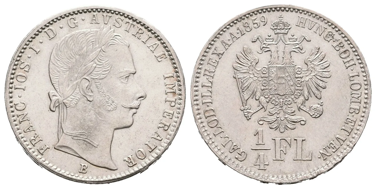1/4 Zlatník 1859 B