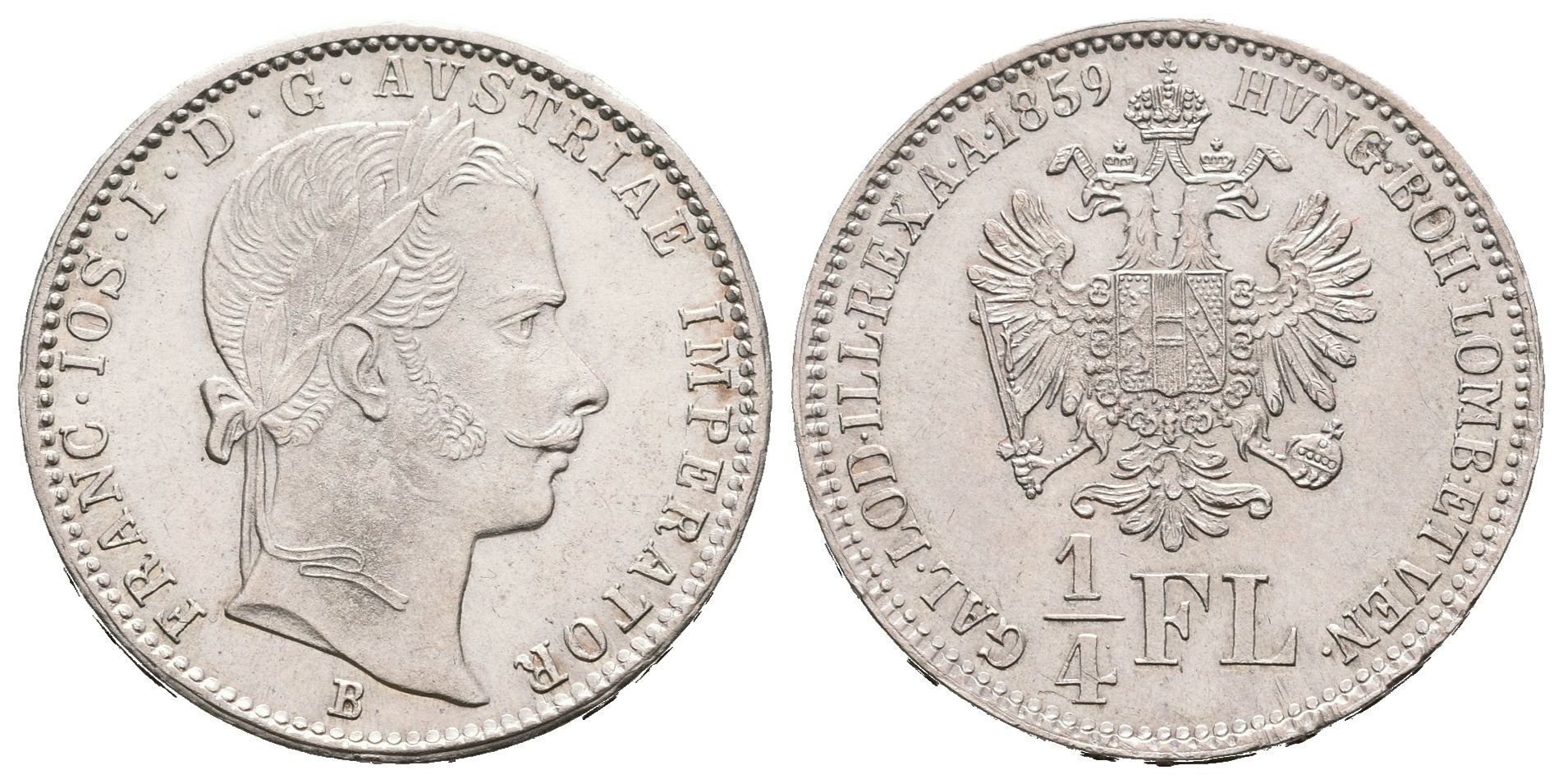 1/4 Zlatník 1859 B