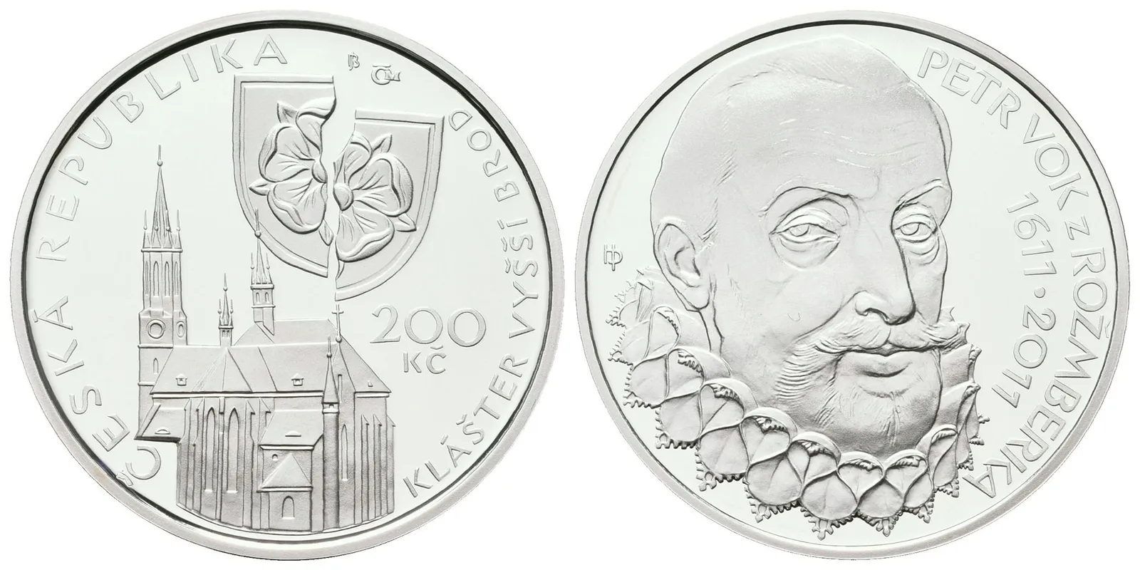 200 Kč 2011 - Petr Vok z Rožmberka, PROOF