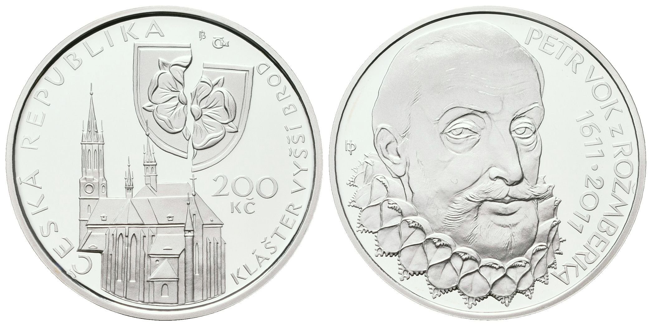 200 Kč 2011 - Petr Vok z Rožmberka, PROOF