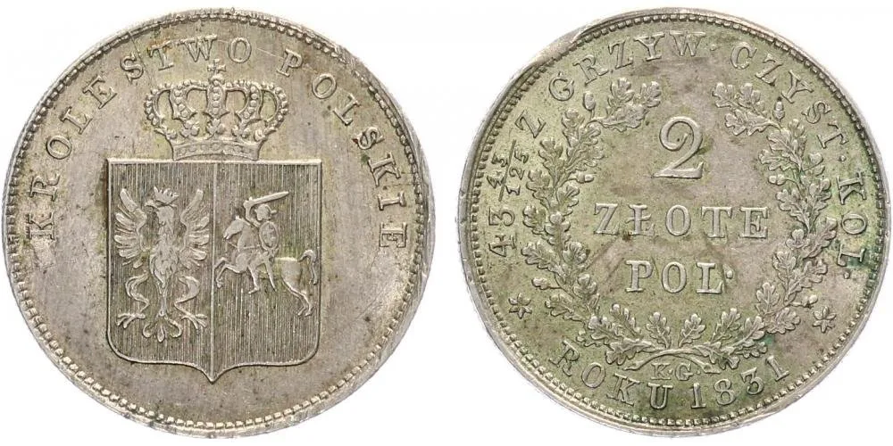 Ražby pro Polsko, Mikuláš I., 1825 - 1855 — 1
