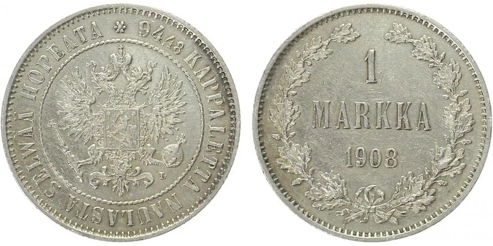 Ražby pro Finsko, Mikuláš II., 1894 - 1917 — 1