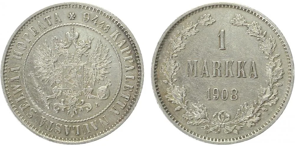 Ražby pro Finsko, Mikuláš II., 1894 - 1917 — 1