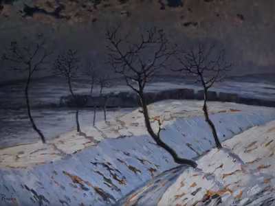 Jindřich Prucha: Jindřich Prucha (1886 - 1914) - Zimní nálada u Lichnice