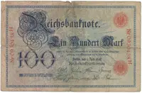 Německo, 100 Mark 1898, Ro.17
