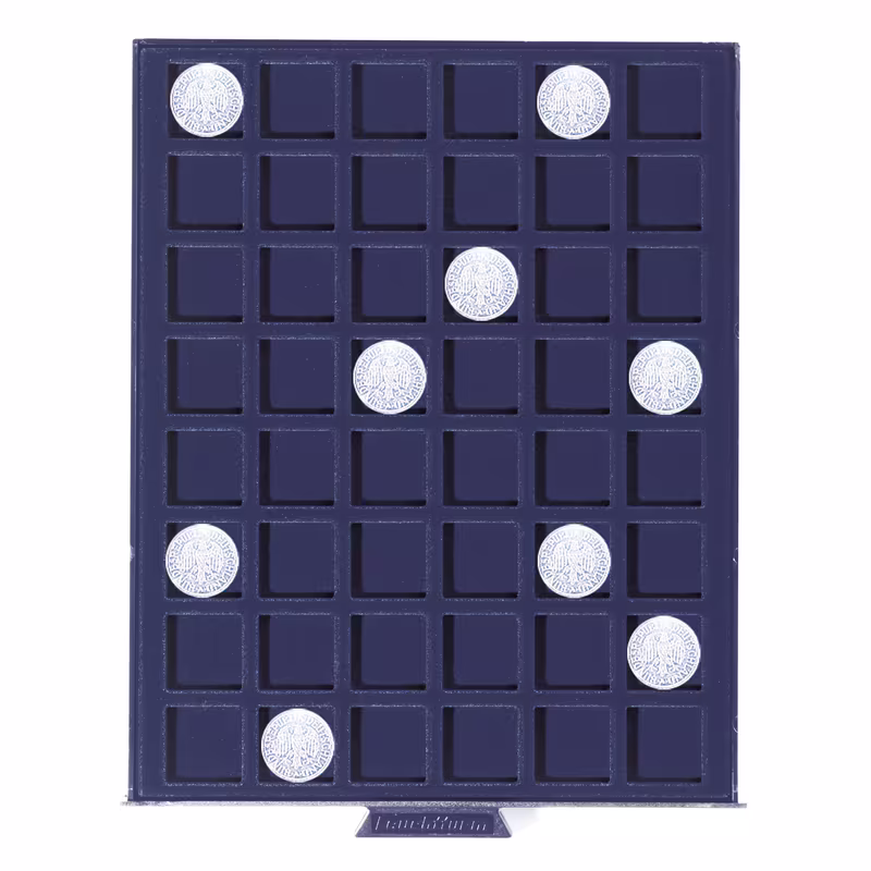 Plato na mince, 48 polí, 24 x 24 mm