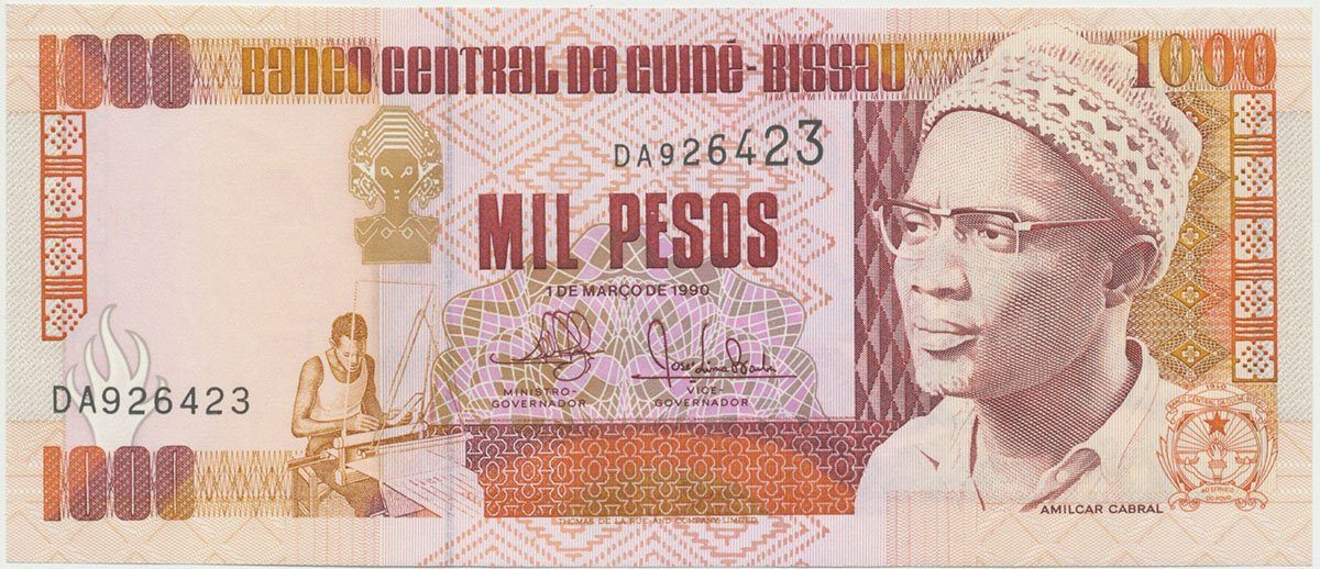 Guinea - Bissau, 1000 Pesos 1990, P.13a