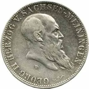 Sasko - Meiningen, Georg II., 1866 - 1914 — 1