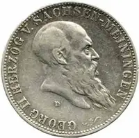 Sasko - Meiningen, Georg II., 1866 - 1914 — 1