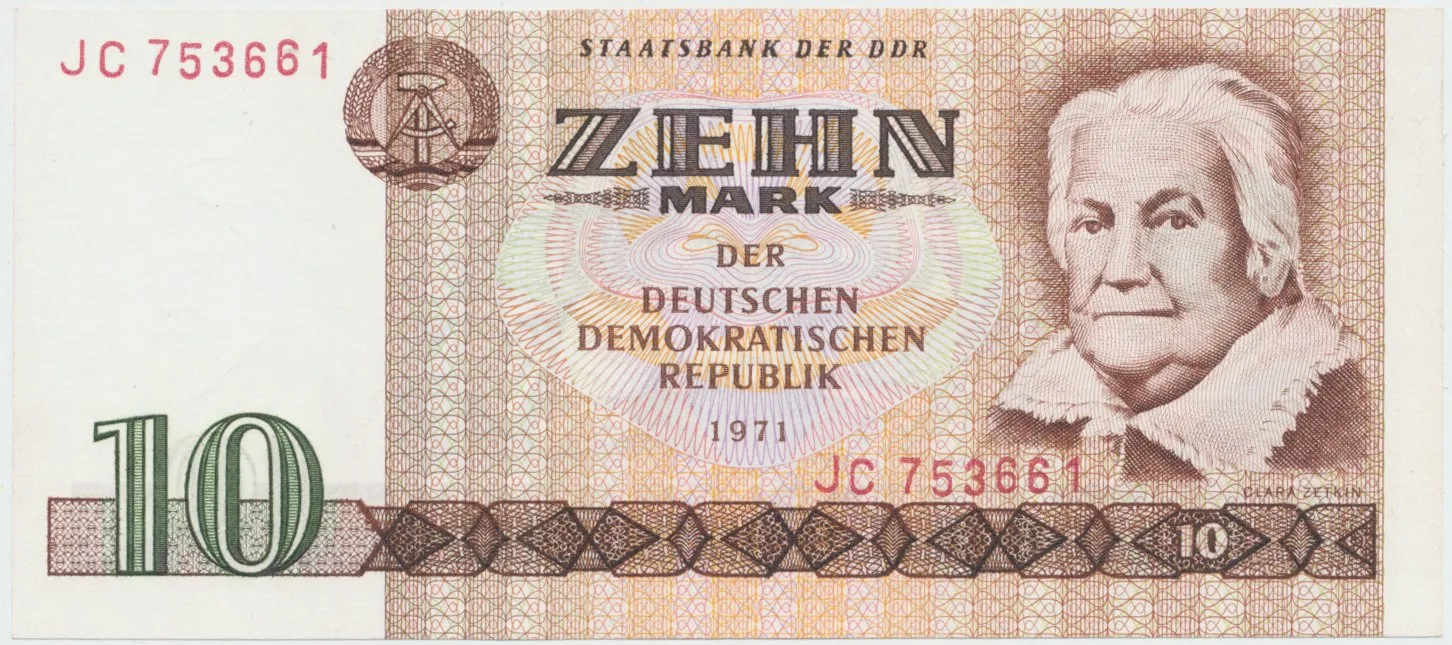 Německo - NDR, 10 DM 1971, I. vydání, Ros.359a